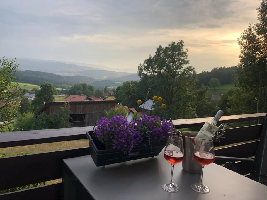Apartment Panoramablick 2 Böbrach エクステリア 写真
